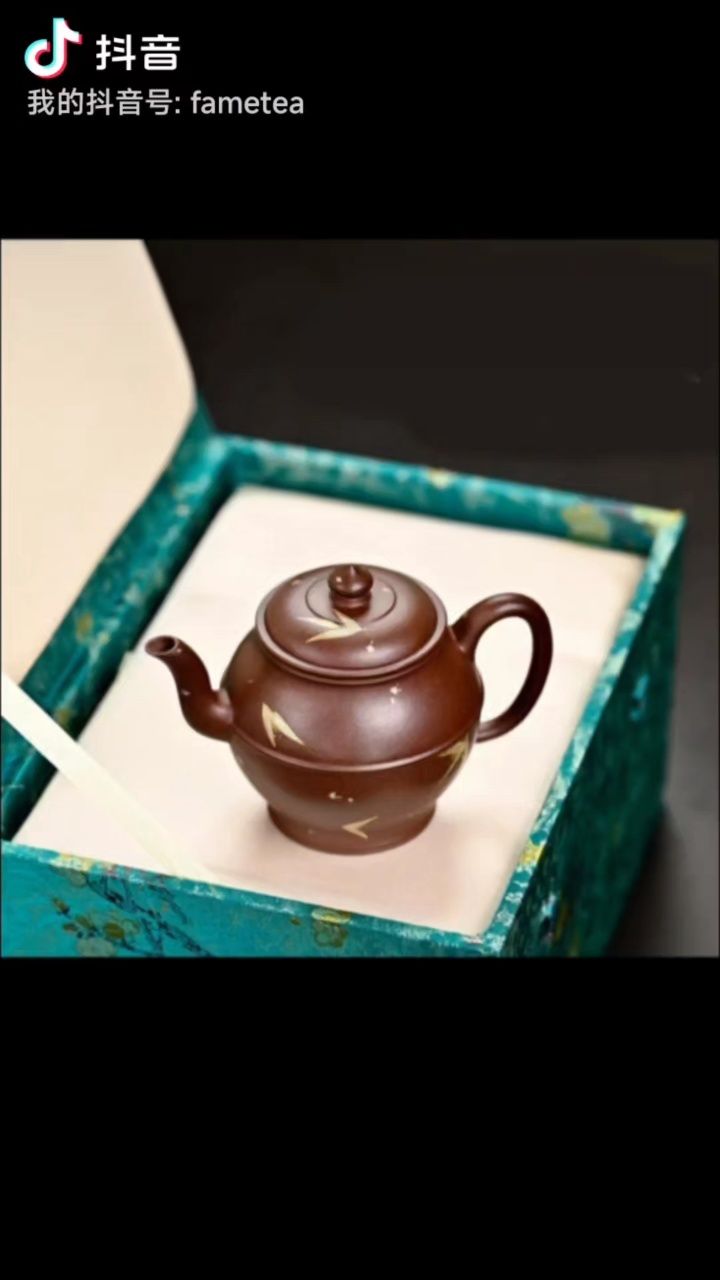创作灵感 #茶生活 #茶具 #紫砂壶 #以壶会友 宜兴紫砂壶原矿黑金砂泥