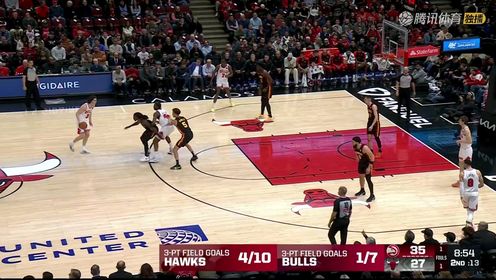 《芝加哥公牛》NBA常规赛：老鹰vs公牛中文解说全场回放