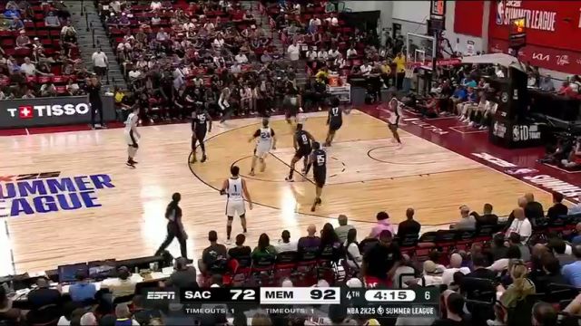 NBA夏季联赛：国王vs灰熊第4节中文解说回放