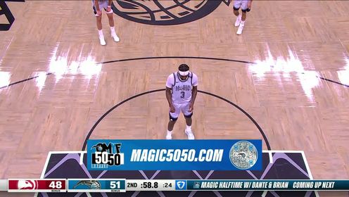 《NBA全场集锦》【回放】NBA常规赛：老鹰vs魔术第2节英文原声回放