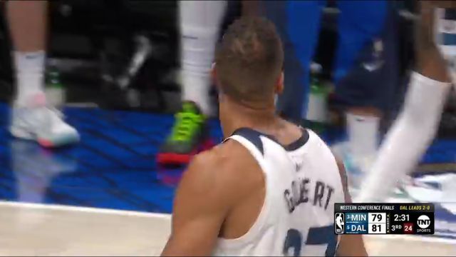 NBA季后赛：森林狼vs独行侠第3节英文原声回放