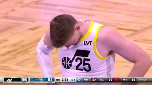 《NBA全场集锦》NBA常规赛：爵士vs魔术第4节英文原声回放