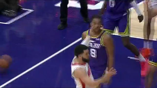 NBA常规赛：火箭vs爵士第2节中文解说回放