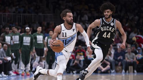《NBA全场集锦》【纯享】雄鹿vs老鹰精华回放 老鹰七人上双击败利拉德单核雄鹿