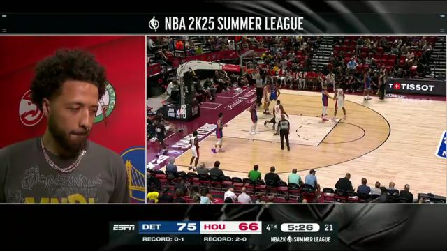 NBA夏季联赛：活塞vs火箭第4节中文解说回放