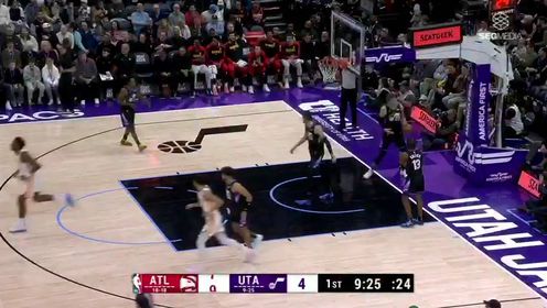 《NBA全场集锦》【回放】老鹰vs爵士第1节英文原声回放