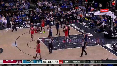 《NBA全场集锦》NBA常规赛：公牛vs魔术第2节中文解说回放