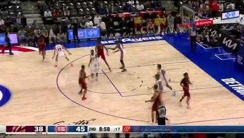 《NBA全场集锦》【回放】 NBA季前赛：骑士vs活塞第2节英文原声回放