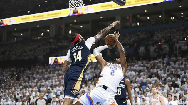鹈鹕92-94雷霆 麦科勒姆错失绝杀亚历山大28+6末节旧主