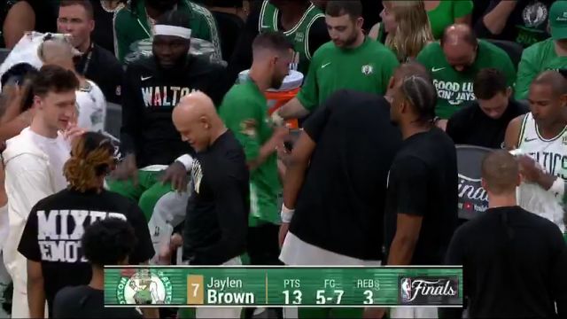 NBA总决赛：独行侠vs凯尔特人第2节英文原声回放