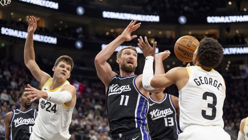 《NBA全场集锦》【原声】国王114-117爵士  爵士6人得分上双国王惨遭4连败