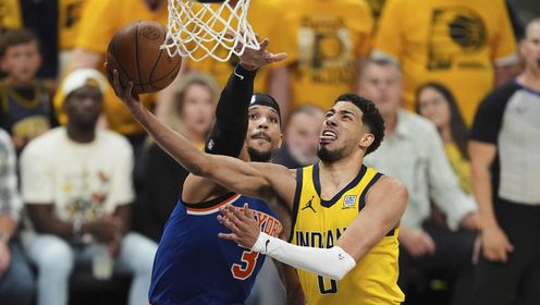 《NBA全场集锦》【球星】哈利伯顿vs尼克斯集锦 贡献两双21+13尽显球星能力