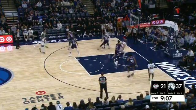 广州龙狮vs森林狼英文原声全场回放