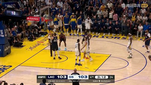 《金州勇士》NBA常规赛：快船vs勇士皓篮球二路解说全场回放