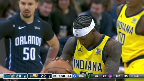 《NBA全场集锦》NBA常规赛：魔术vs步行者英文原声全场回放