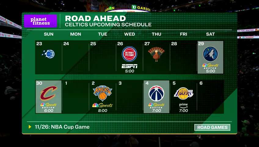 NBA常规赛：魔术vs凯尔特人第3节英文原声回放