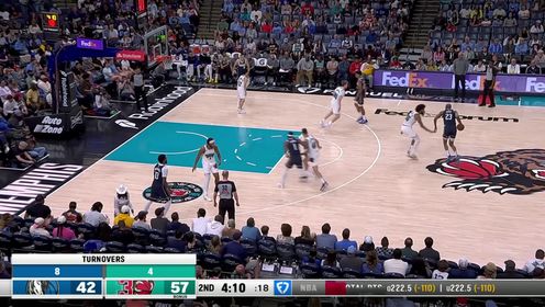 《NBA全场集锦》贡献十佳球！河村勇辉成功抢断潇洒不看人背传纵观半场助攻巴格利扣篮得手