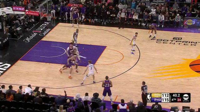NBA常规赛：勇士vs太阳第4节中文解说回放