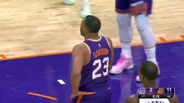 NBA常规赛：国王vs太阳第1节中文解说回放