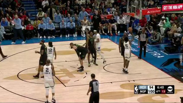NBA常规赛：灰熊vs鹈鹕第4节英文原声回放