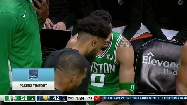 NBA常规赛：凯尔特人vs步行者第2节中文解说回放