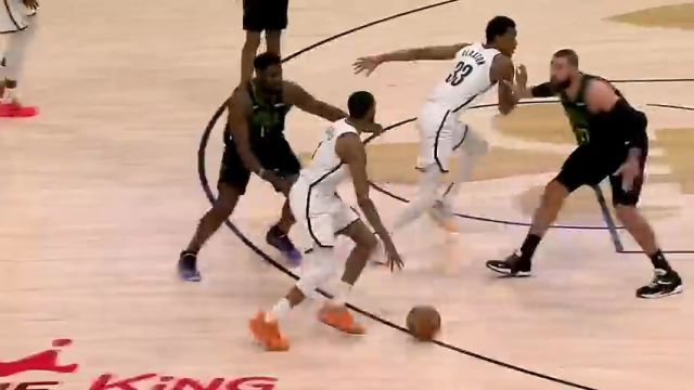 NBA常规赛：篮网vs鹈鹕第3节英文原声回放