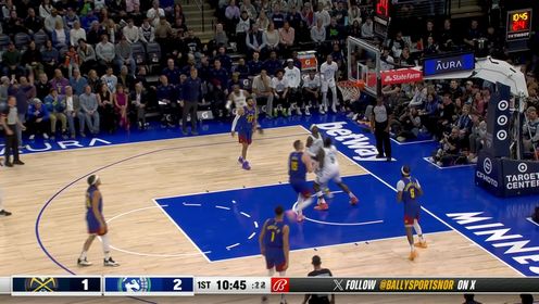 《NBA全场集锦》教科书一样的技术动作 爱德华兹拜佛+上下步上篮打懵对手