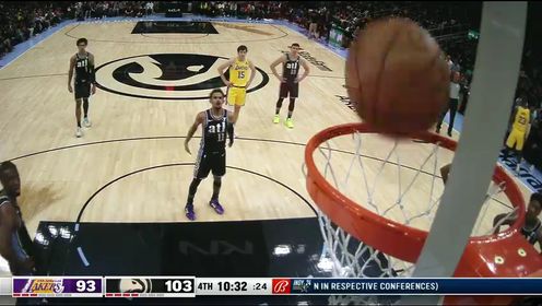 《NBA全场集锦》【回放】湖人vs老鹰英文原声全场回放