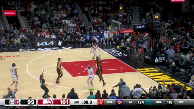 洲际导弹已就位！科菲最后时刻找到底线泰斯 后者不负众望压哨三分一击即中