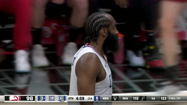 苦吞里程“悲”！哈登三分命中后生涯总得分超越卡特升至历史第20位