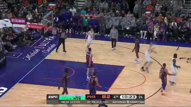 NBA常规赛：凯尔特人vs太阳第4节英文原声回放