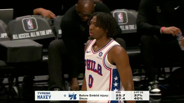 NBA常规赛：费城vs独行侠第1节英文原声回放