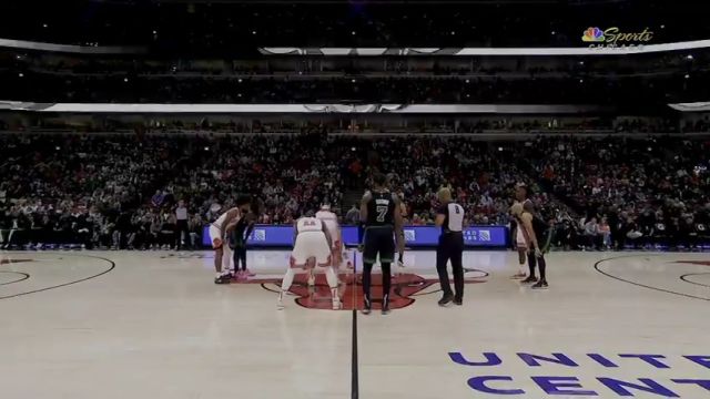NBA常规赛：凯尔特人vs公牛英文原声全场回放