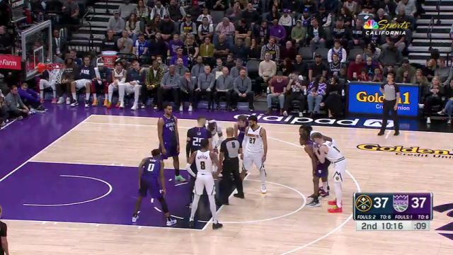 掘金vs国王第2节英文原声回放