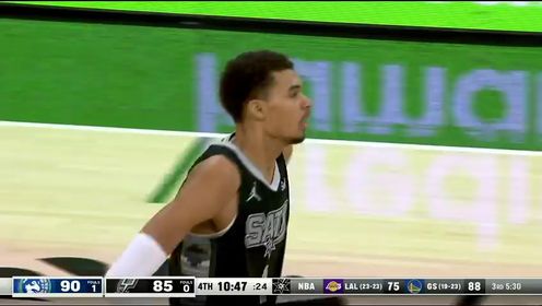 《圣安东尼奥马刺》NBA常规赛：森林狼vs马刺第4节中文解说回放