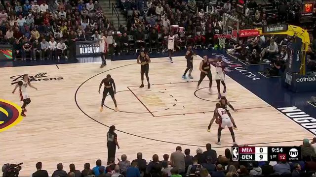 热火vs掘金第1节中文解说回放