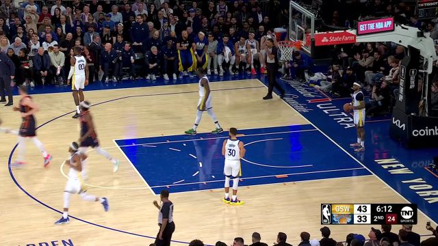 面前不存在防守 布伦森直面格林上篮建功