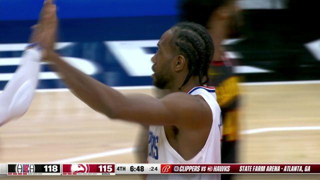 到点收比赛了！小卡单打博格丹手拿把攥 碾压突破起飞扣篮终结