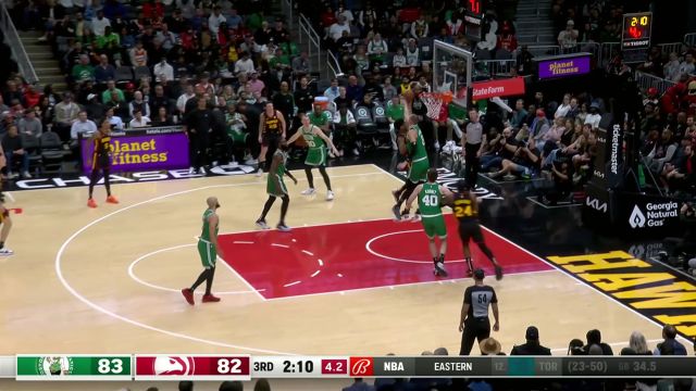凯尔特人122-123老鹰 穆雷44分加时赛绝杀凯尔特人