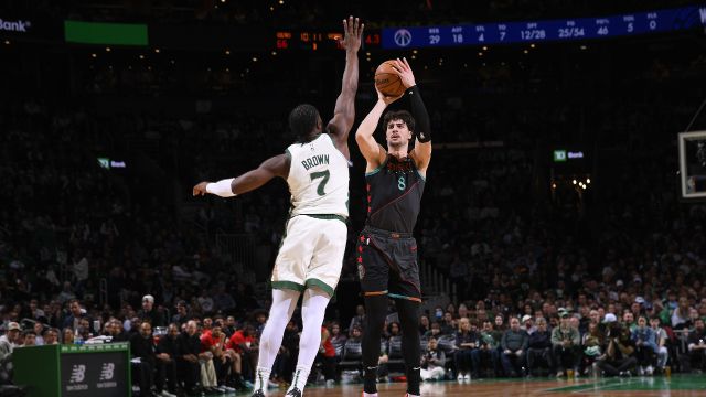 阿弗迪亚vs凯尔特人集锦 全队最高24+11状态火热难救主