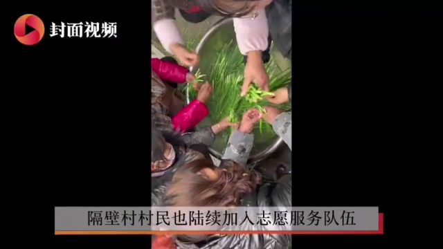 探访凉水村和平小学临时安置点:物资充足 群众吃上热气腾腾饭菜