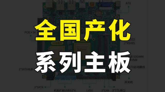 全国产化主板来了,搭载飞腾D2000处理器,支持多款国产操作系统