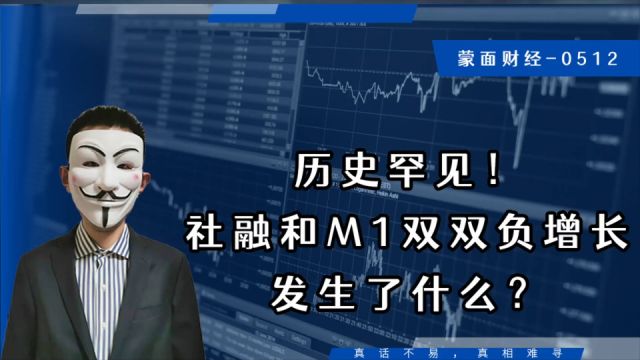 历史罕见!社融和M1双双负增长,发生了什么?