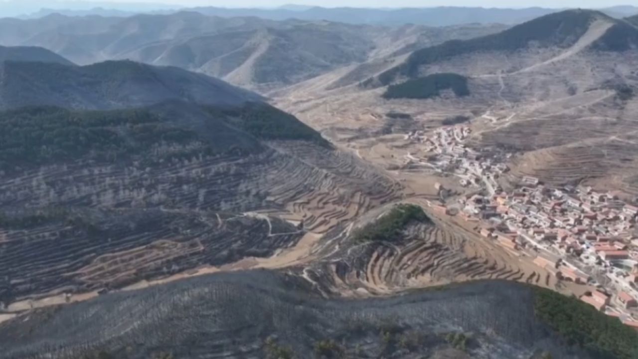 山西省壶关县森林火情:地表火树冠火交织火势基本得到控制_高清1080P在线观看平台_腾讯视频
