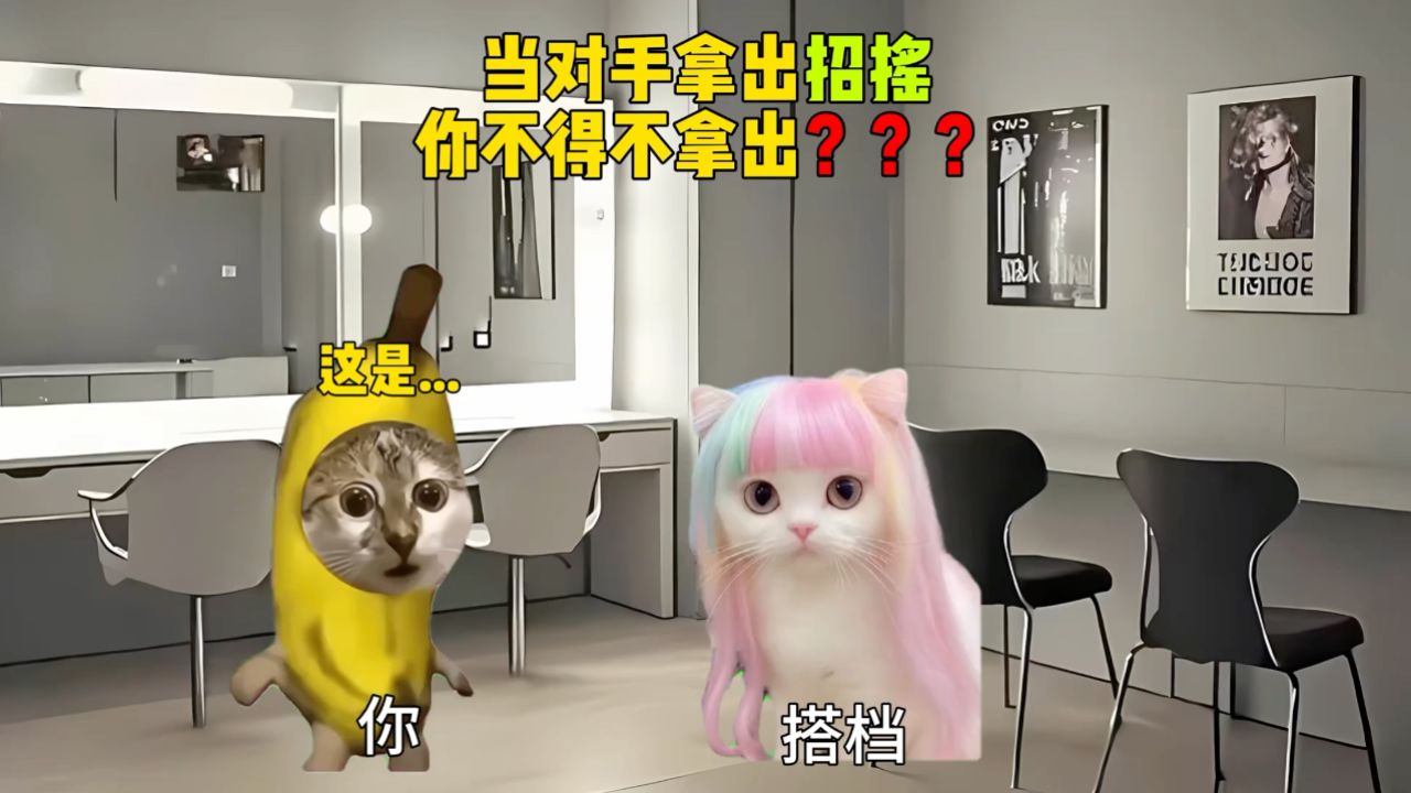 当对手拿出招搖你不得不拿出？？？#猫meme#音乐分享#戴上耳机#猫meme小剧场_高清1080P在线观看平台_腾讯视频