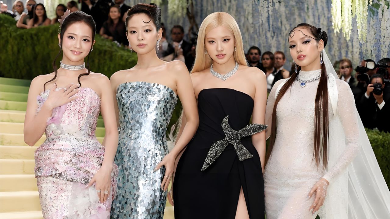 MetGala红毯：BLACKPINK全员亮相，Lisa蔡徐坤握手，谷爱凌刘雯不同风格美_高清1080P在线观看平台_腾讯视频