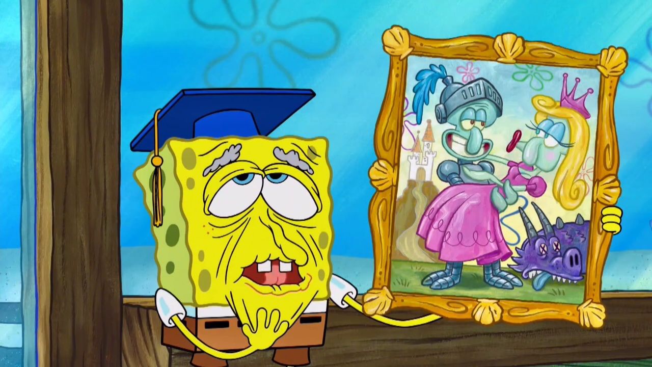 章鱼哥变成了一个艺术家