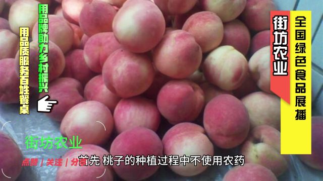 浙江远洲农业开发的桃是绿色食品