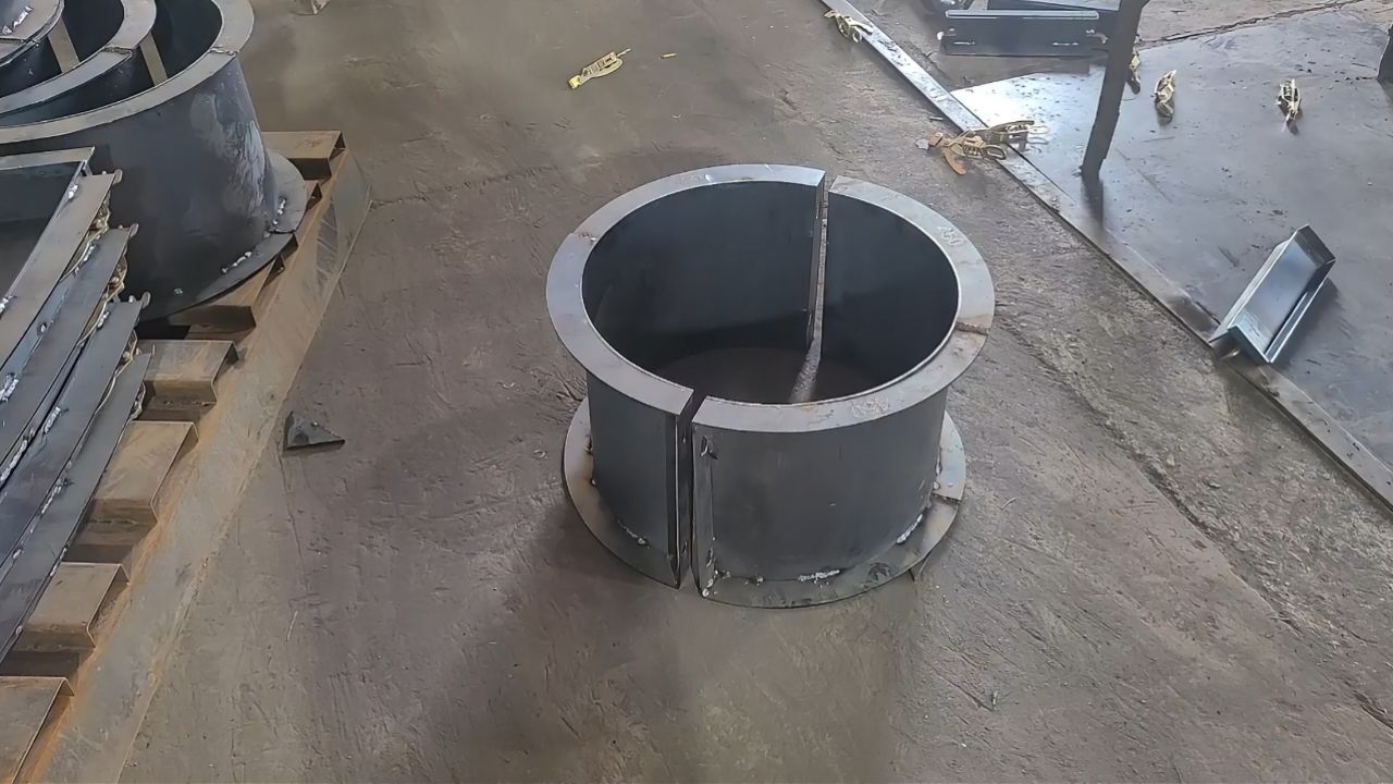 光伏发电水泥墩模具 源茂圆柱光伏墩模具