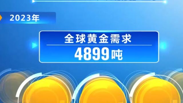 世界黄金协会,2023年全球黄金需求增长3%